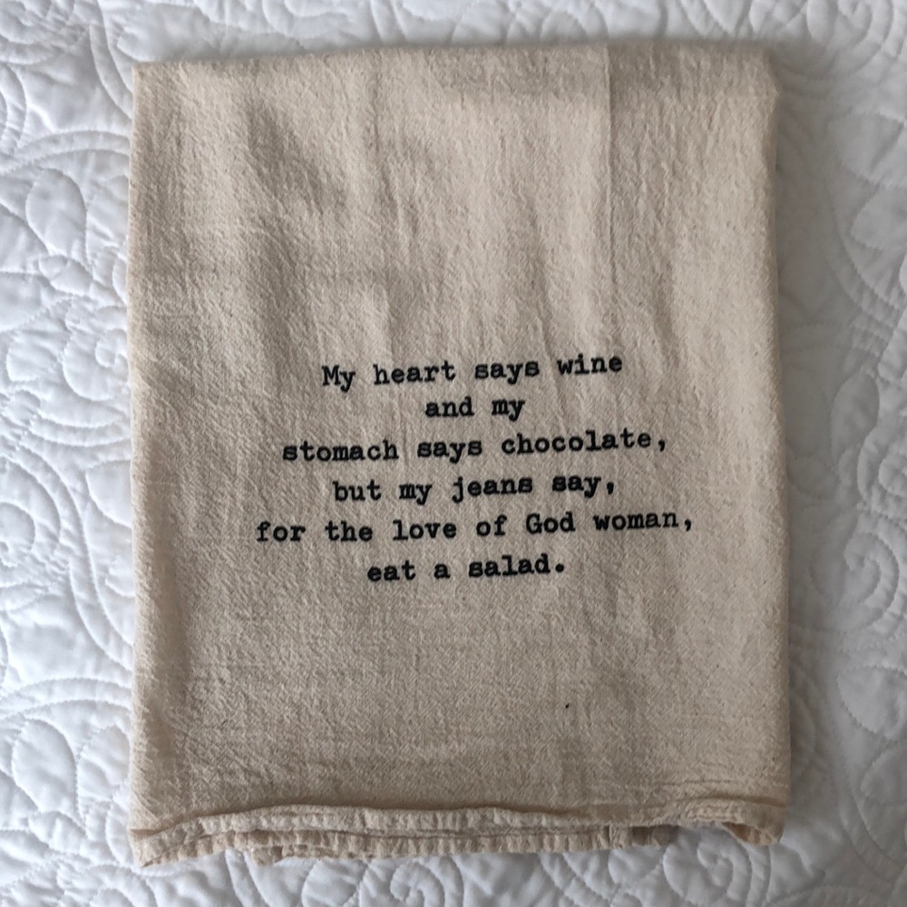 Ellembee Tea Towel Eat A Salad